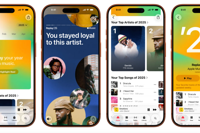 Apple, Amazon, and Spotify Launch New Year End Listening Recaps for 2025