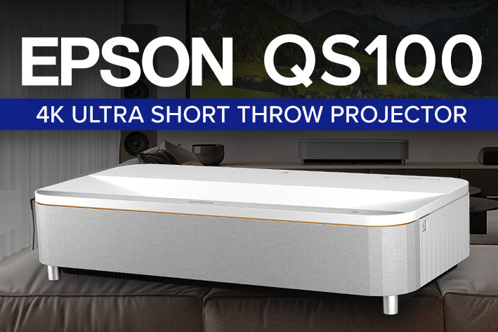 Epson QS100 4K Ultra Short Throw Projector