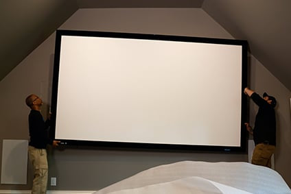 How to Mount A Home Theater Projector Screen