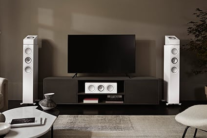 KEF R-Series Meta Speakers in White