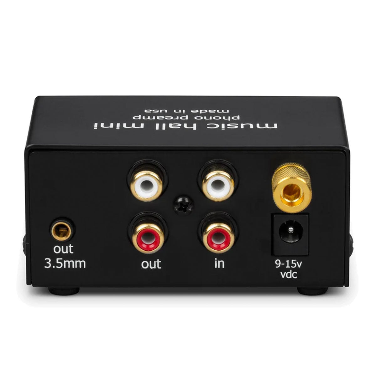 Music Hall Mini Phono Preamplifier - back view