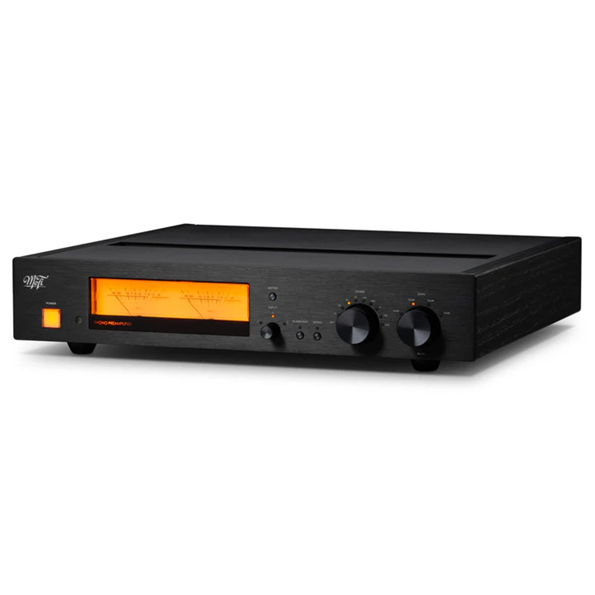 MoFi MasterPhono Phonostage - black - angled front view