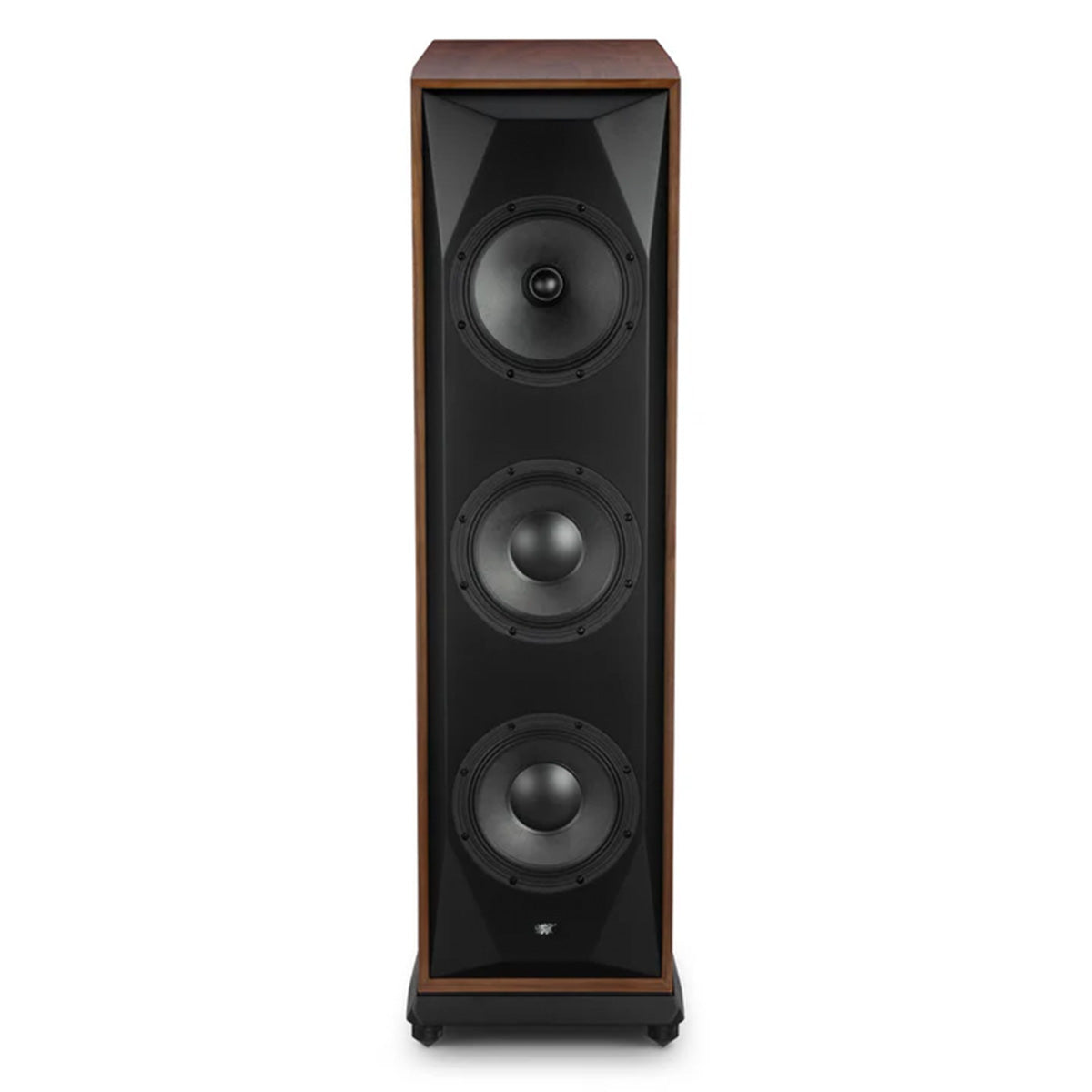 MoFi SourcePoint 888 Floorstanding Speakers - single walnut speaker without grille front view