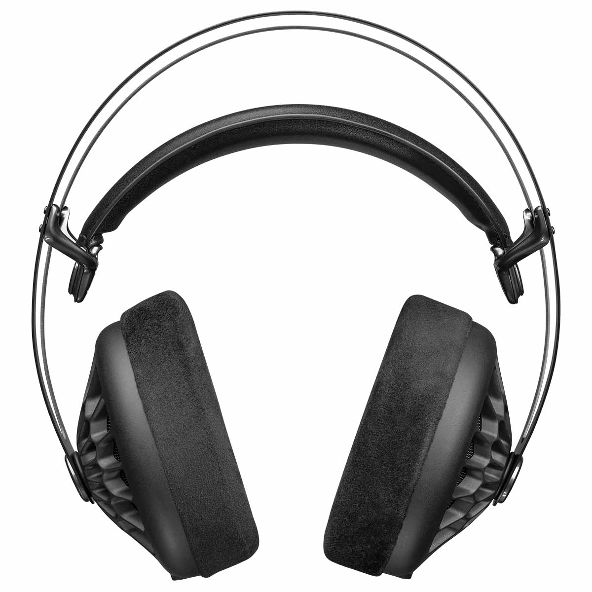 Meze 105 AER Open-Back Headphones - black front view