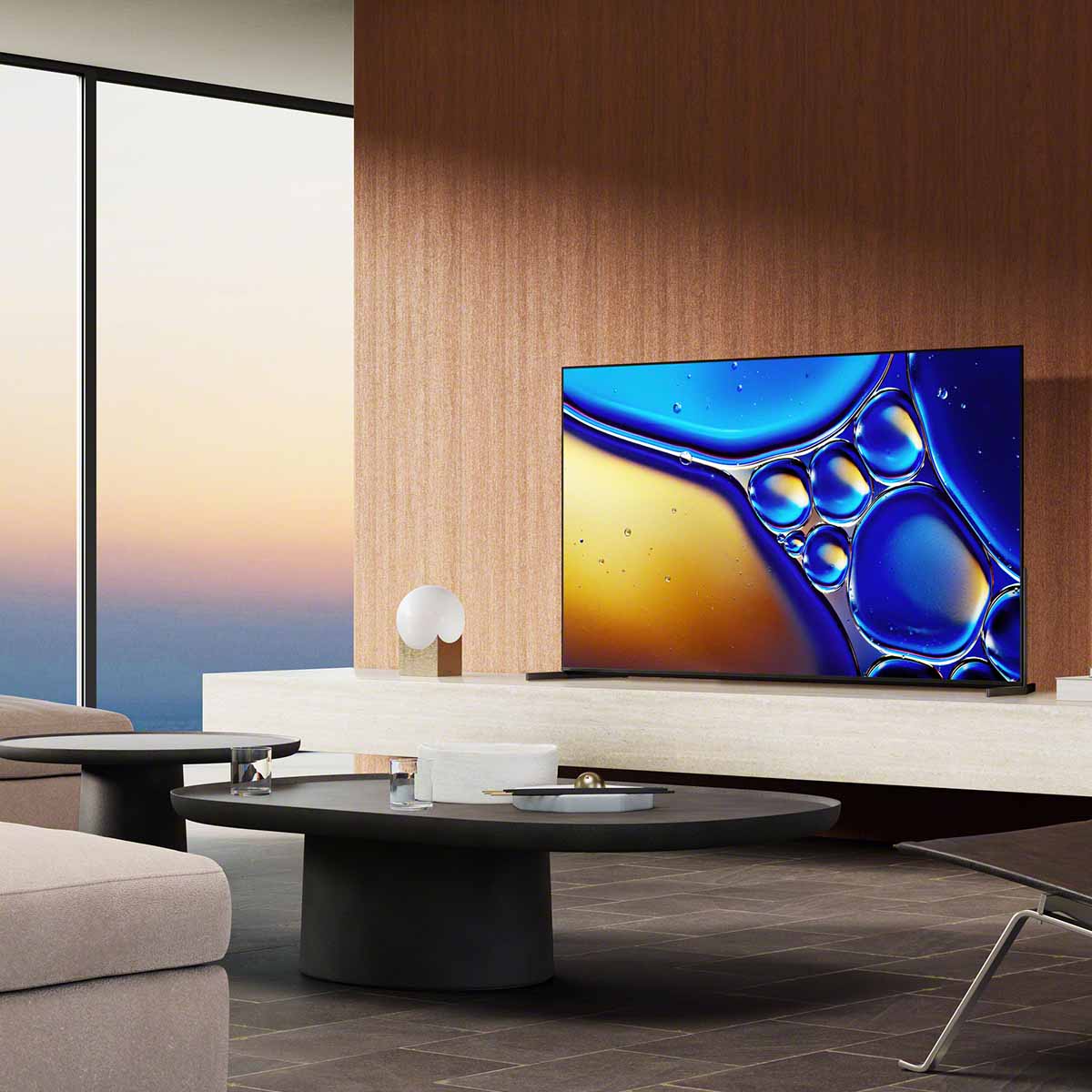 Sony BRAVIA 8 II QD-OLED 4K HDR Google TV (2025) in modern living room