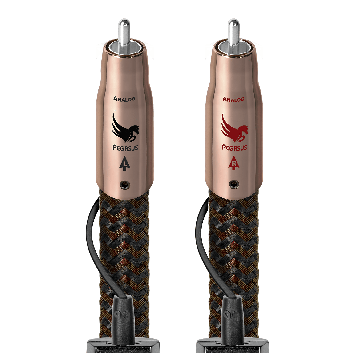 AudioQuest Pegasus RCA > RCA Audio Interconnect Cable - front view