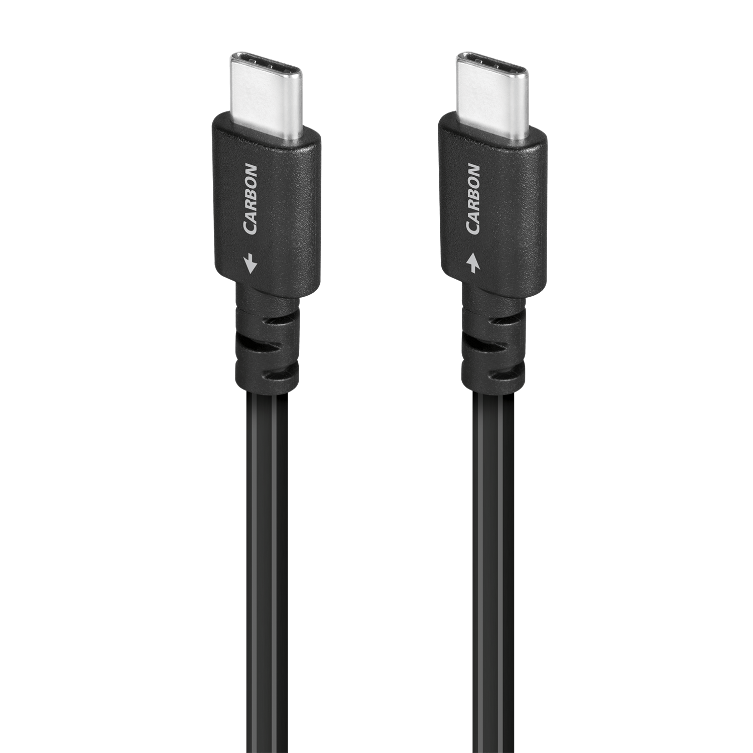 AudioQuest Carbon USB-C > C High-Definition Audio Cable - front view