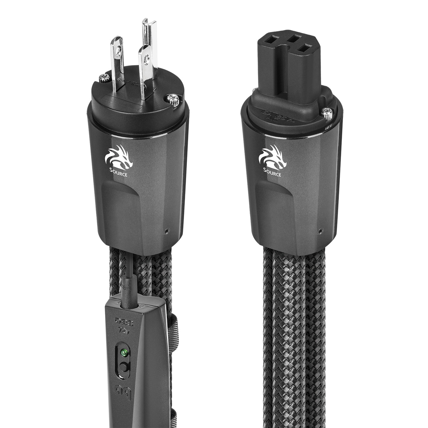 AudioQuest Dragon Constant-Current (Source) Power Cable - front view