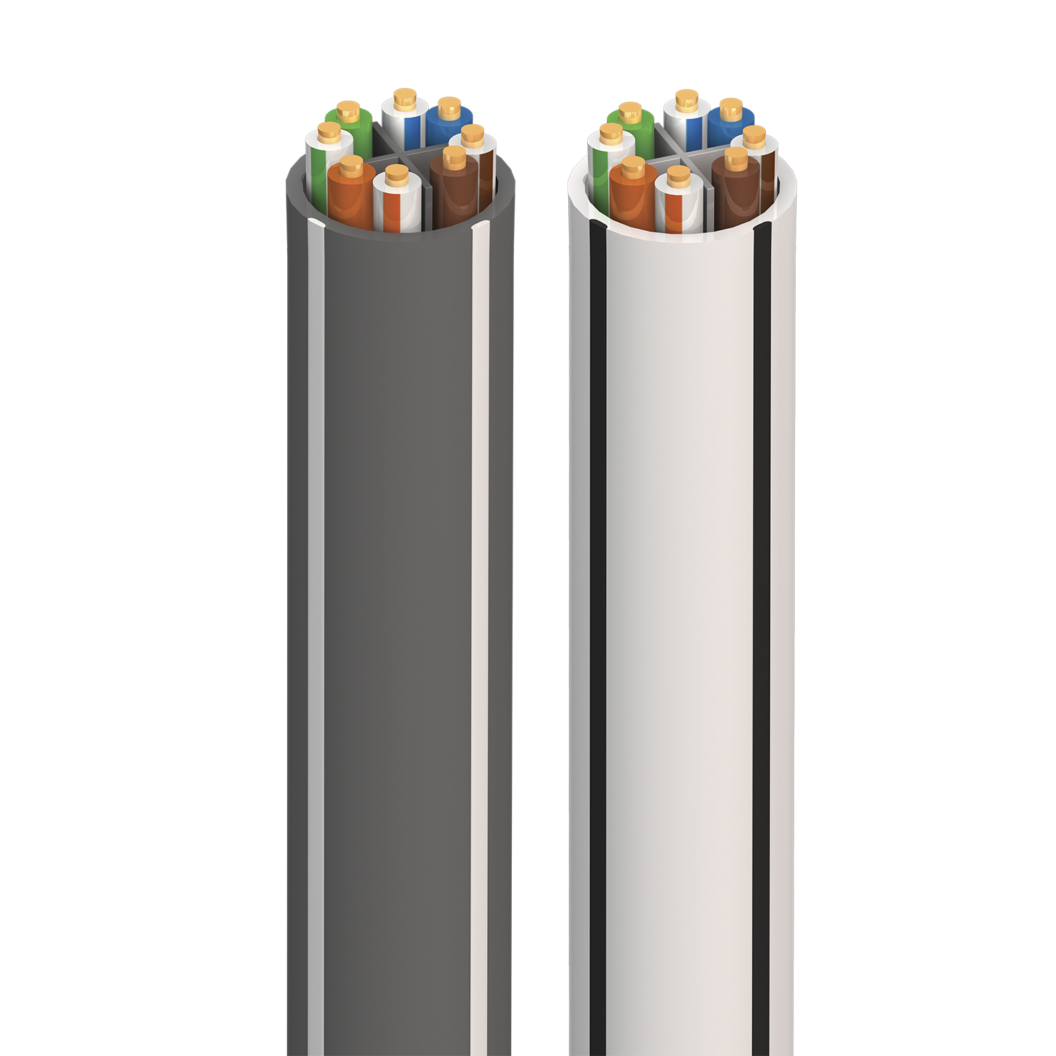 AudioQuest CAT 600 DCP CL3/FT4 In-Wall Rated Bulk CAT6 RJ/E Ethernet Cable - front view