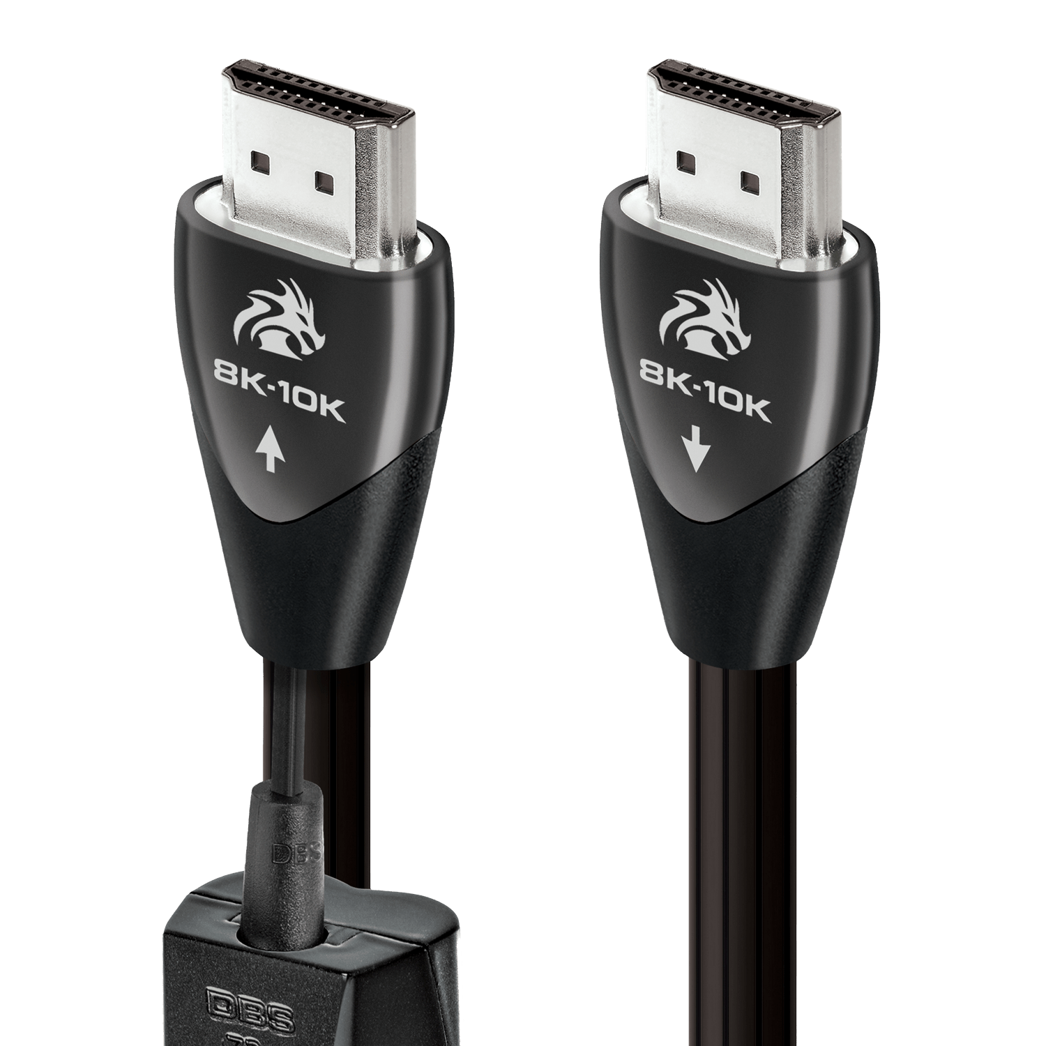 AudioQuest Dragon 48 2.1 HDMI Cable - 8K/10K Ultra HD, Gaming, High-Speed, 48Gbps, HDR, eARC - front view