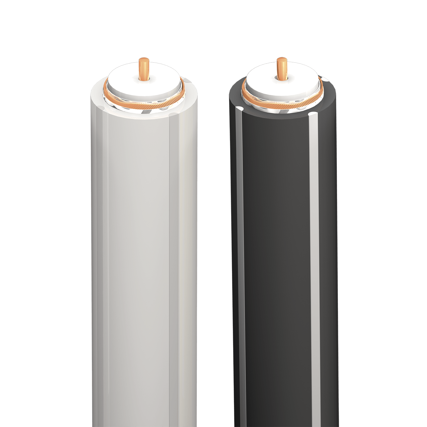 AudioQuest HD6 Pearl 18 AWG Bulk Cable for HD Video, RF, & Subwoofer Applications - front view