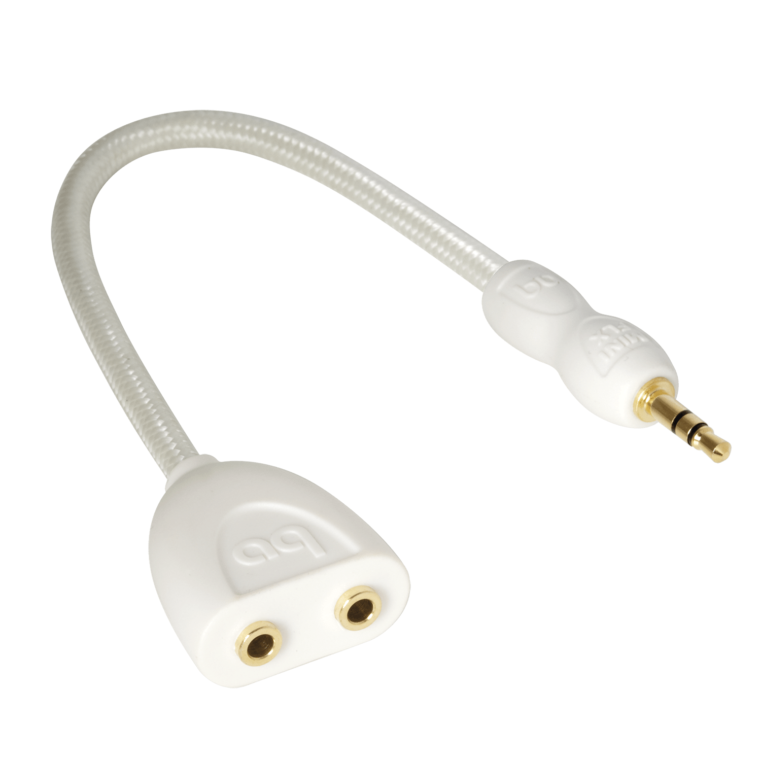 AudioQuest FLX-MINI Splitter - Flexible 3.5mm Mini Plug > 2x 3.5mm Jacks - front view