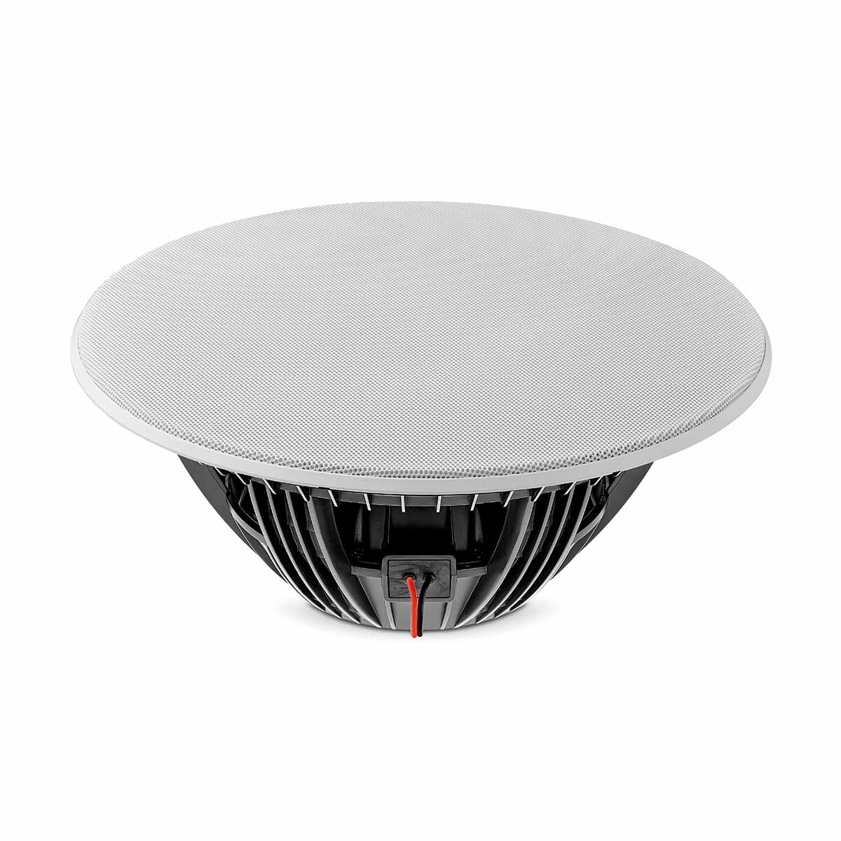 Focal Littora 1000 ICW Sub10 In-Wall/In-Ceiling Subwoofer angled front view with grille