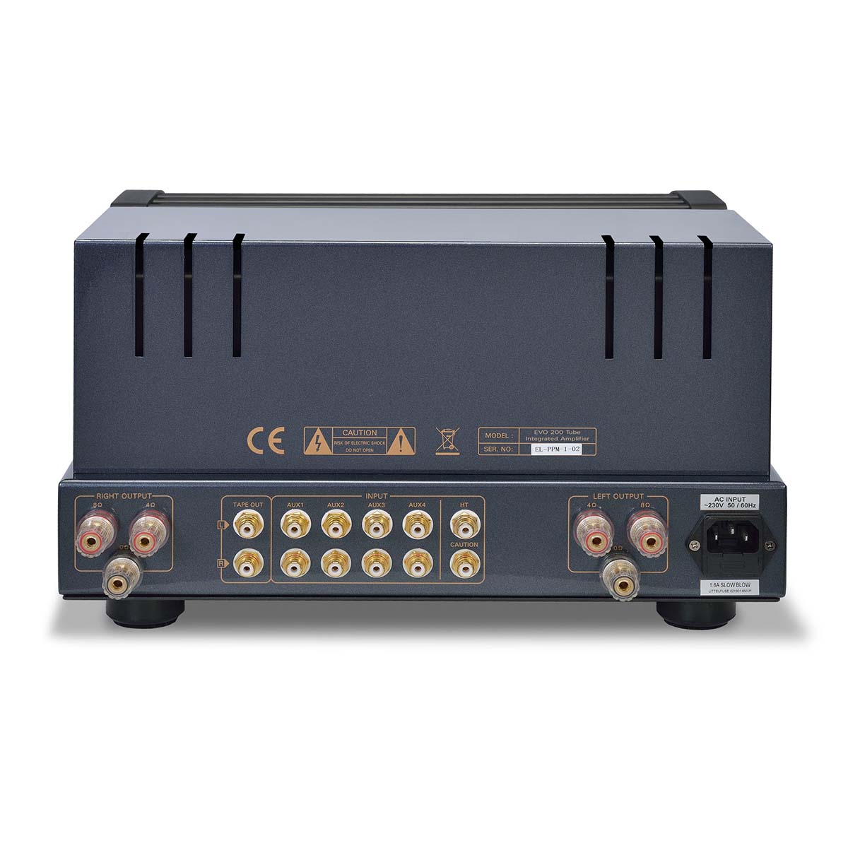 PrimaLuna Evo 200 Tube Integrated Amplifier - rear view