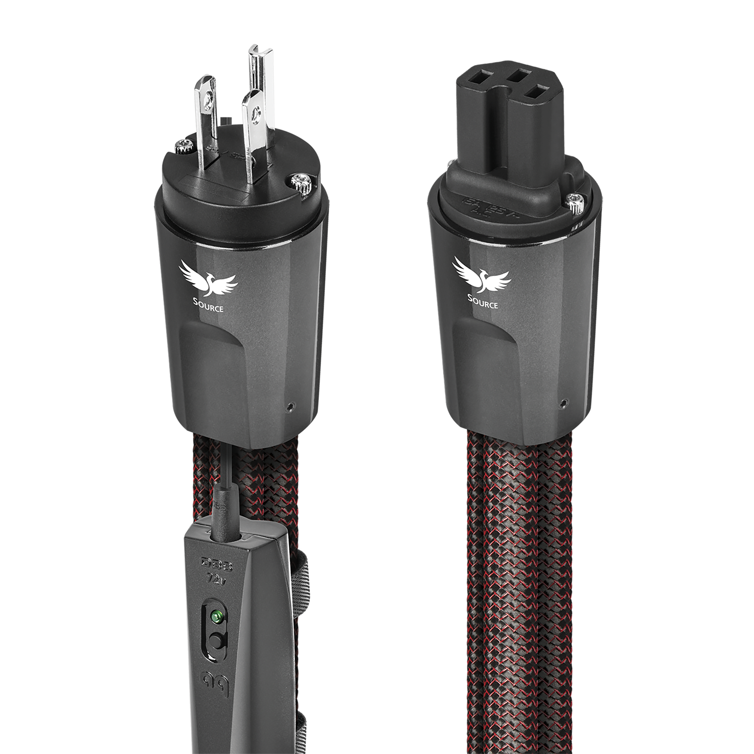 AudioQuest Firebird Constant-Current (Source) Power Cable - front view