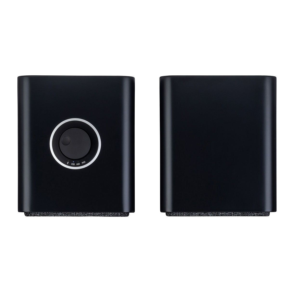 Ruark Audio MR1 Mk3 Desktop Speaker System - charcoal pair - top view