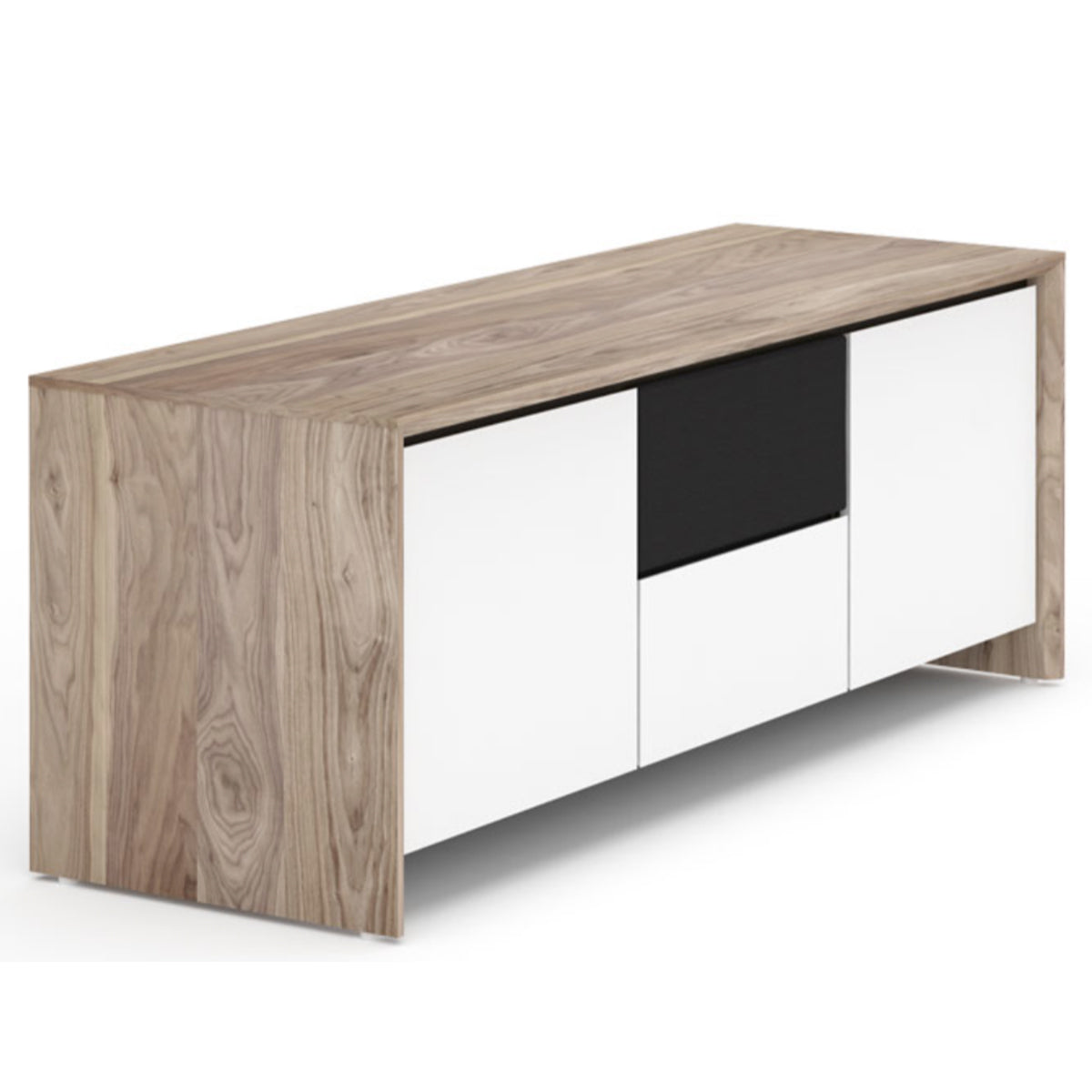 Salamander Designs Barcelona 236 Triple-Width AV Cabinet with Center Speaker Opening- side view