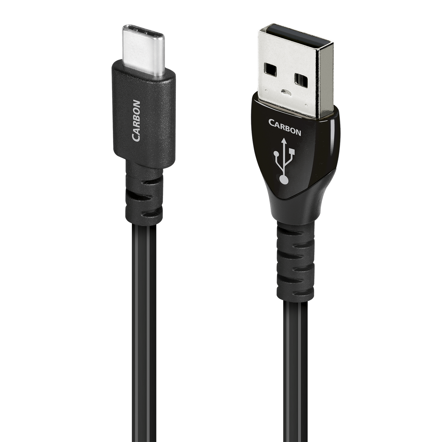 AudioQuest Carbon USB-A > C High-Definition Audio Cable - front view