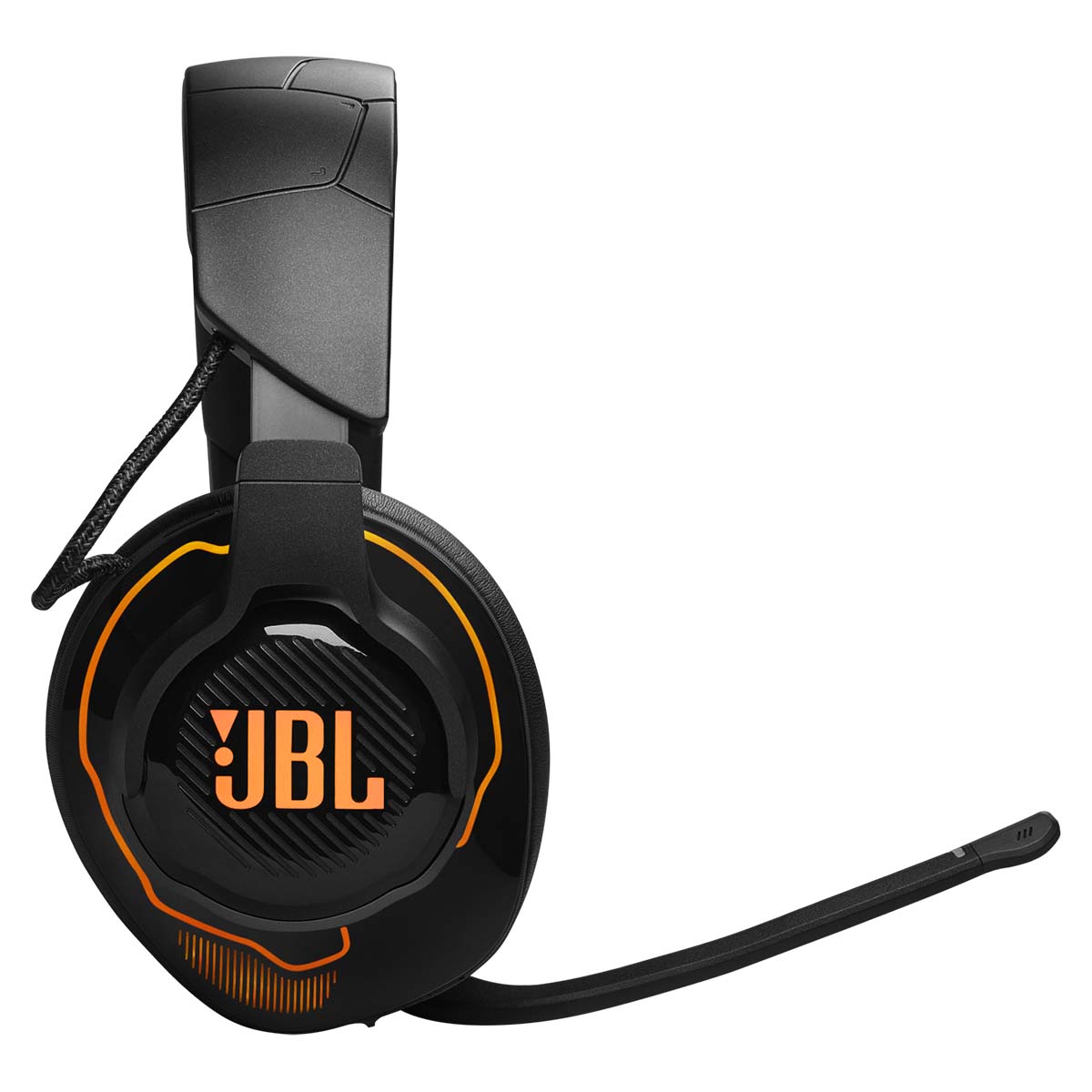 JBL Quantum 910 Wireless Gaming Headset - black - side view facing right