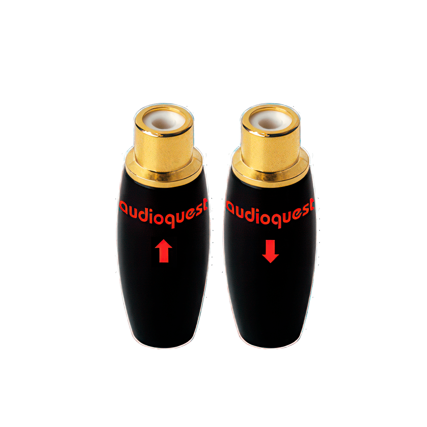 AudioQuest RCA-300 Field Termination RCA Connectors - Set of 4 - front view