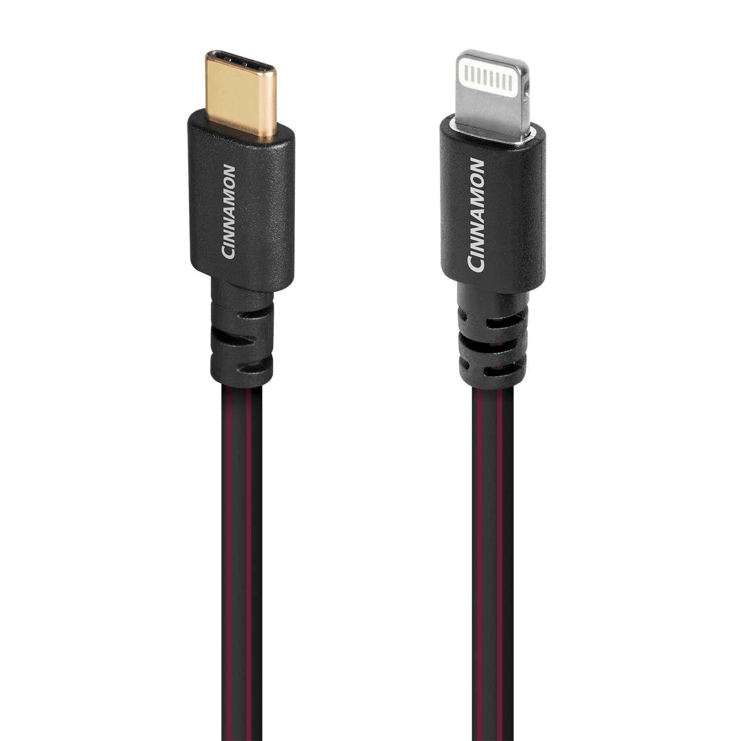 AudioQuest Cinnamon USB-C > Lightning High-Definition Audio Cable - front view