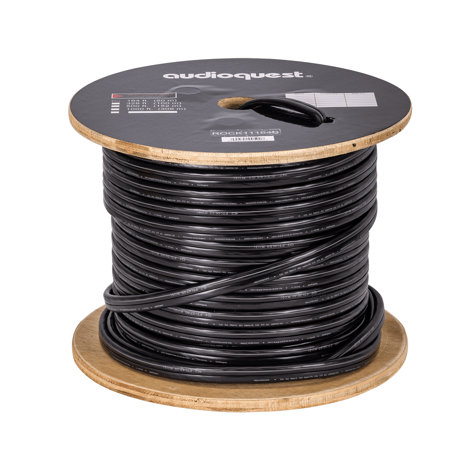 AudioQuest Rocket 11 CL3/FT4 In-Wall Rated Bulk Speaker Cable - front view