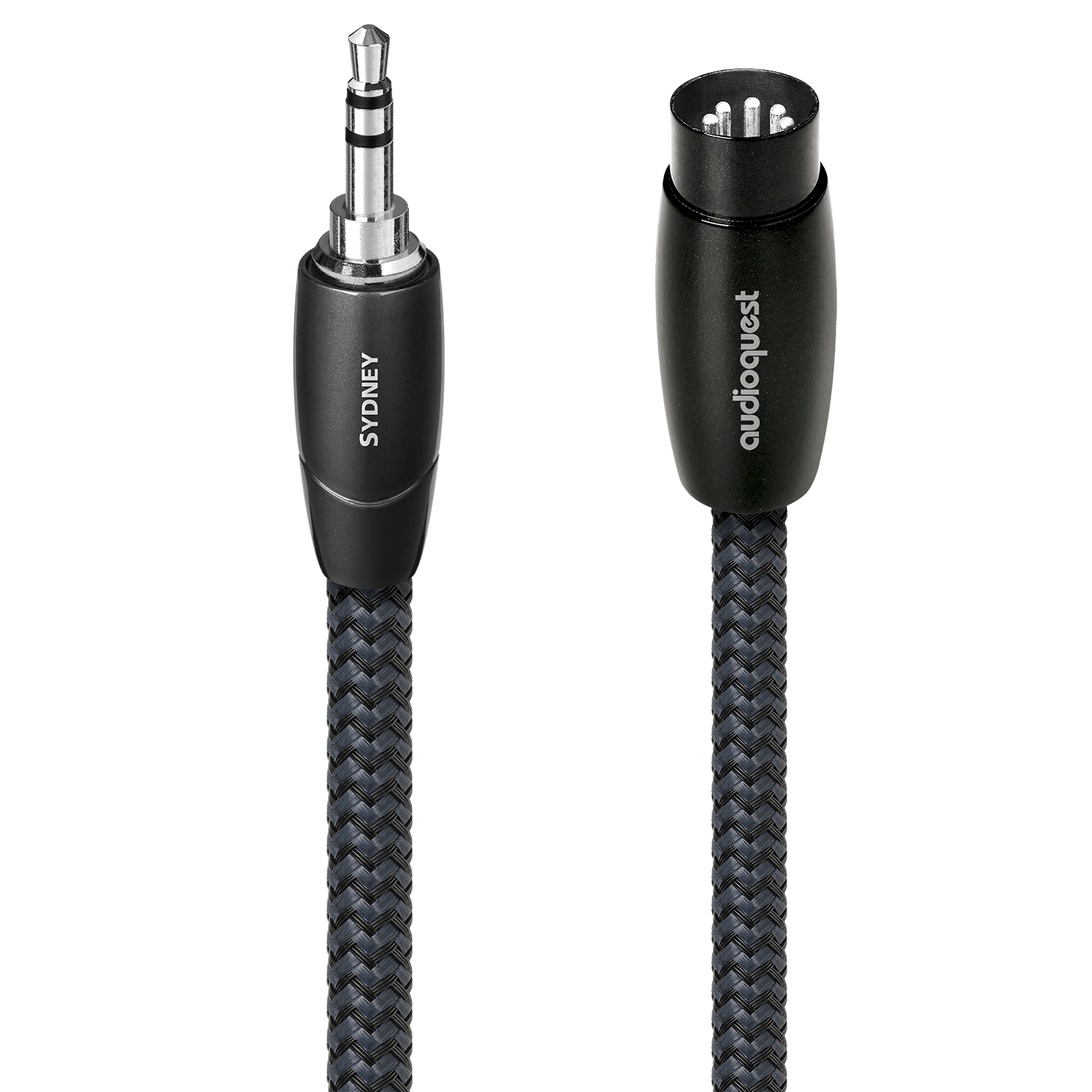 AudioQuest Sydney 3.5mm Mini > 5 Pin DIN Audio Interconnect Cable - front view