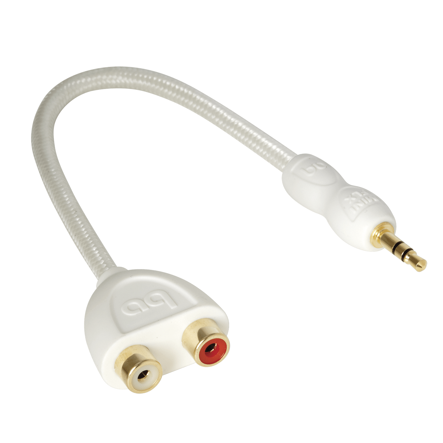 AudioQuest FLX-Mini > RCA Adaptor - Flexible 3.5mm Mini > RCA - front view