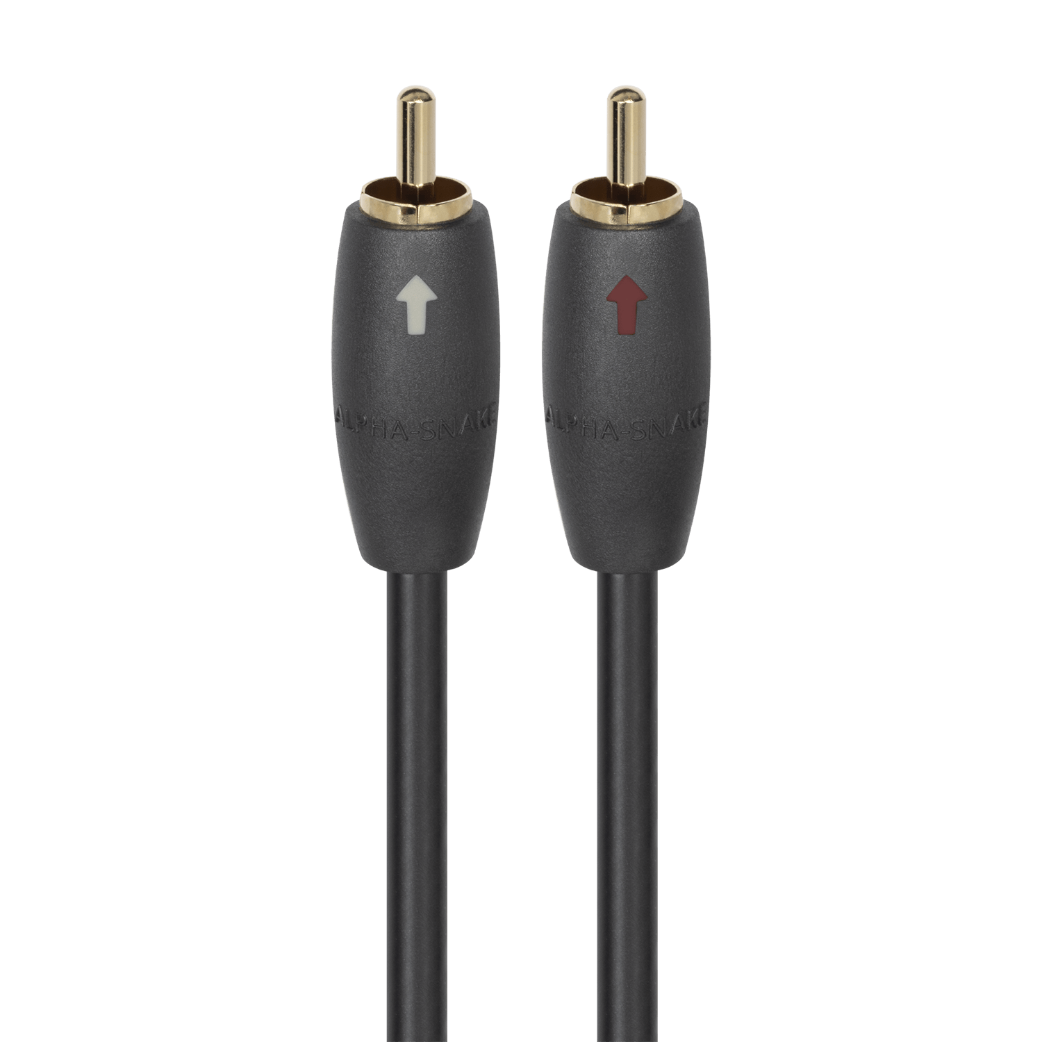 AudioQuest Alpha-Snake RCA > RCA i-Pack Audio Interconnect Cable - Installer 5-Pack - front view