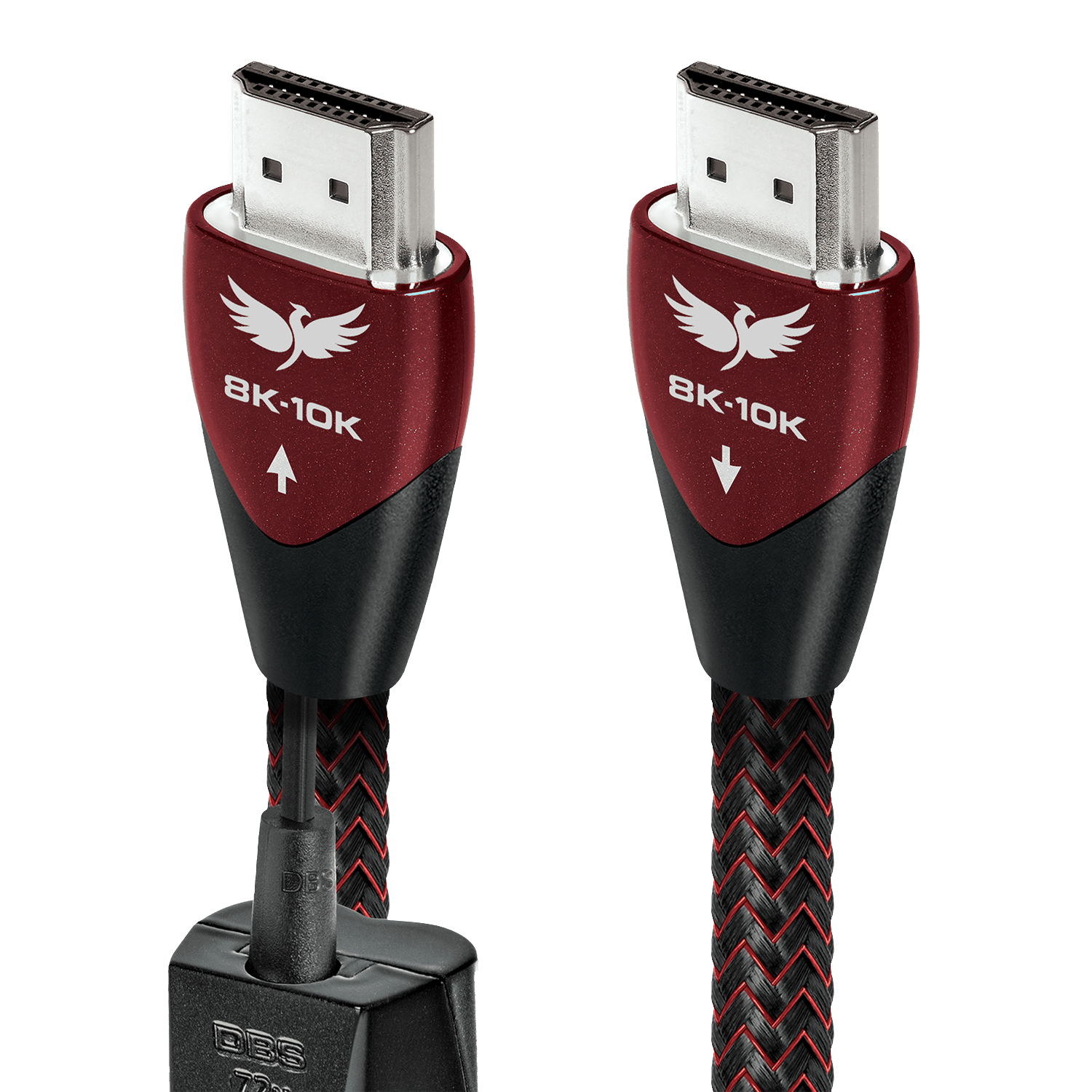 AudioQuest FireBird 48 2.1 HDMI Cable - 8K/10K Ultra HD, Gaming, High-Speed, 48Gbps, HDR, eARC - front view
