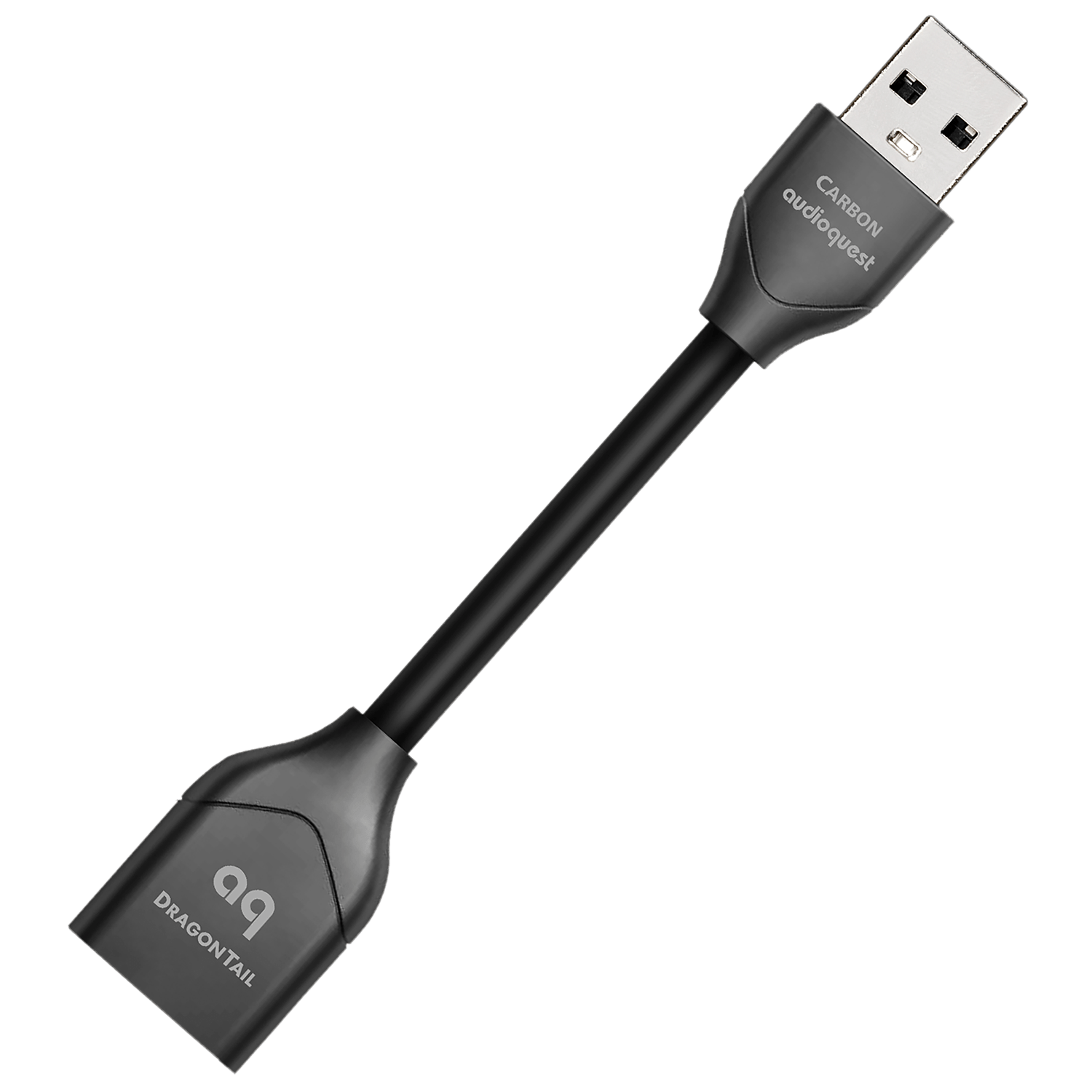 AudioQuest DragonTail USB-A 2.0 Cable Extender - Female USB-A to Male USB-A - front view