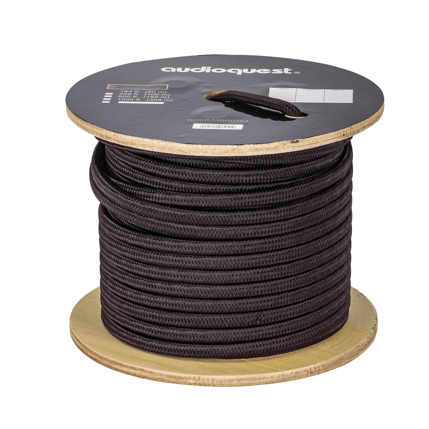 AudioQuest Rocket 33 CL3/FT4 In-Wall Rated Bulk Speaker Cable - front view