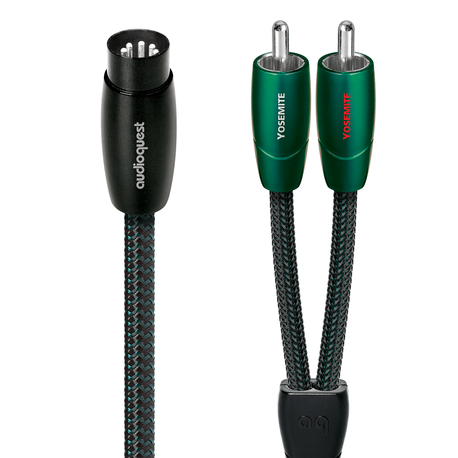 AudioQuest Yosemite 5 Pin DIN > RCA Audio Interconnect Cable - front view