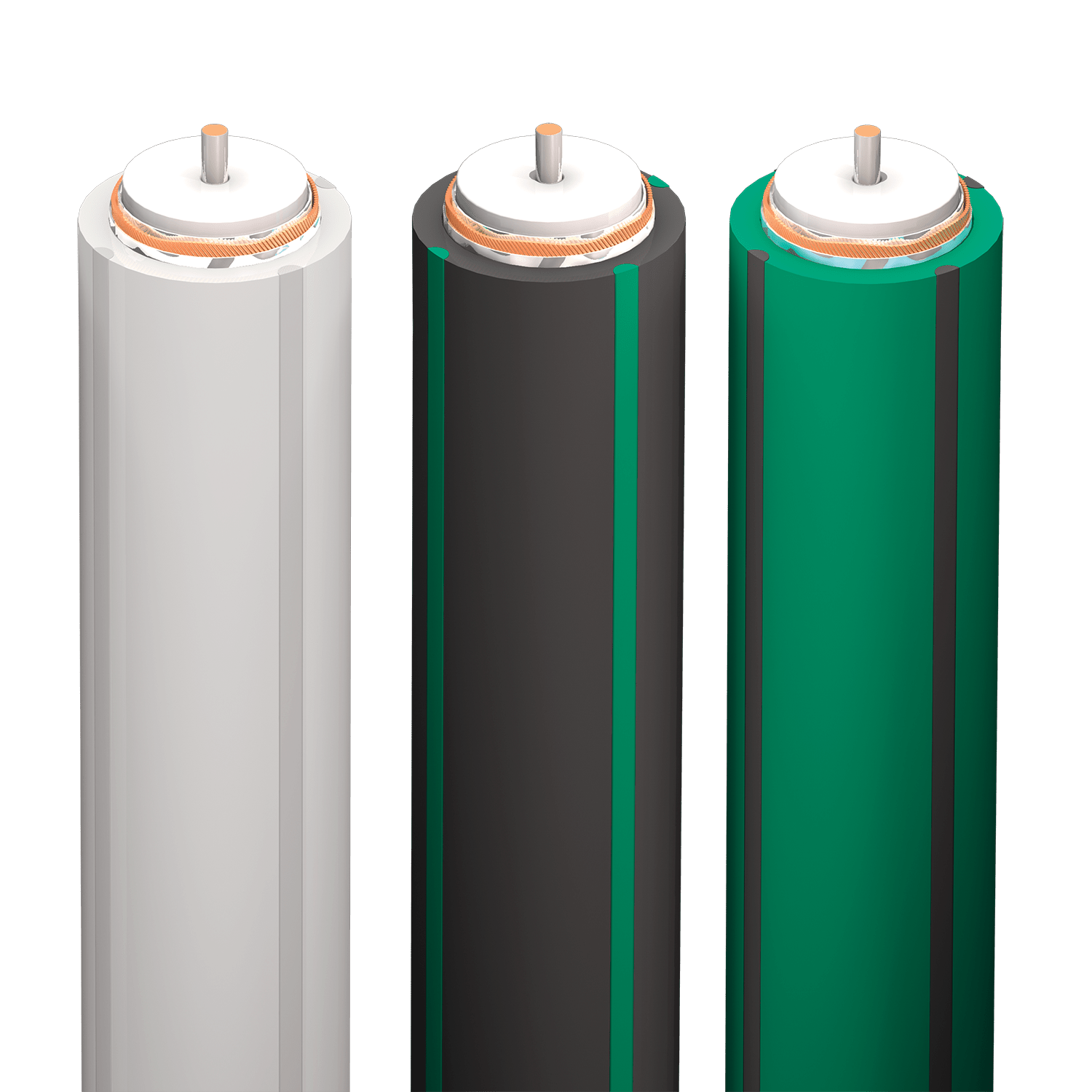 AudioQuest HD6 Forest 18 AWG Bulk Cable for HD Video, RF, & Subwoofer Applications - front view