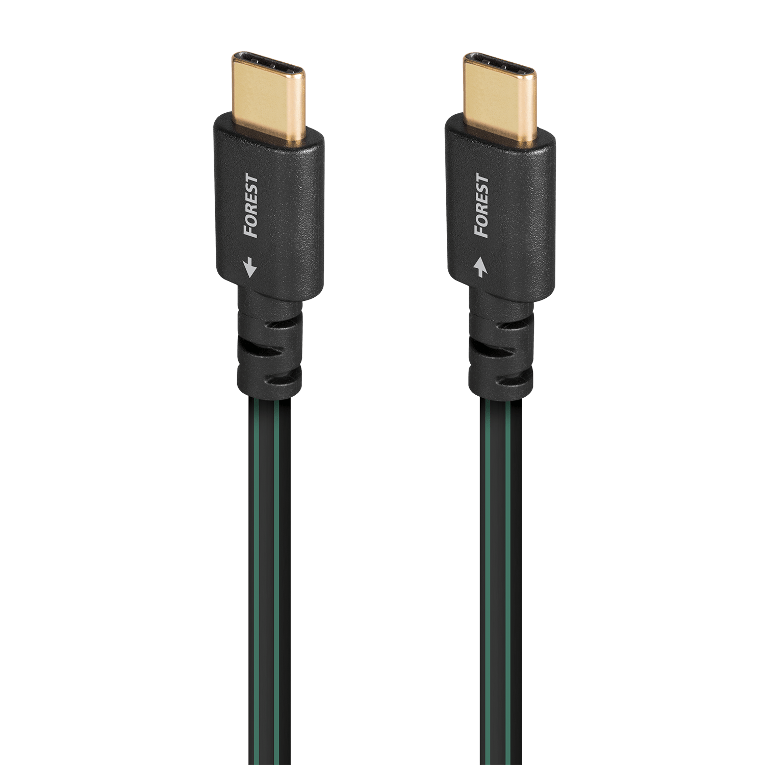 AudioQuest Forest USB-C > C High-Definition Audio Cable - front view