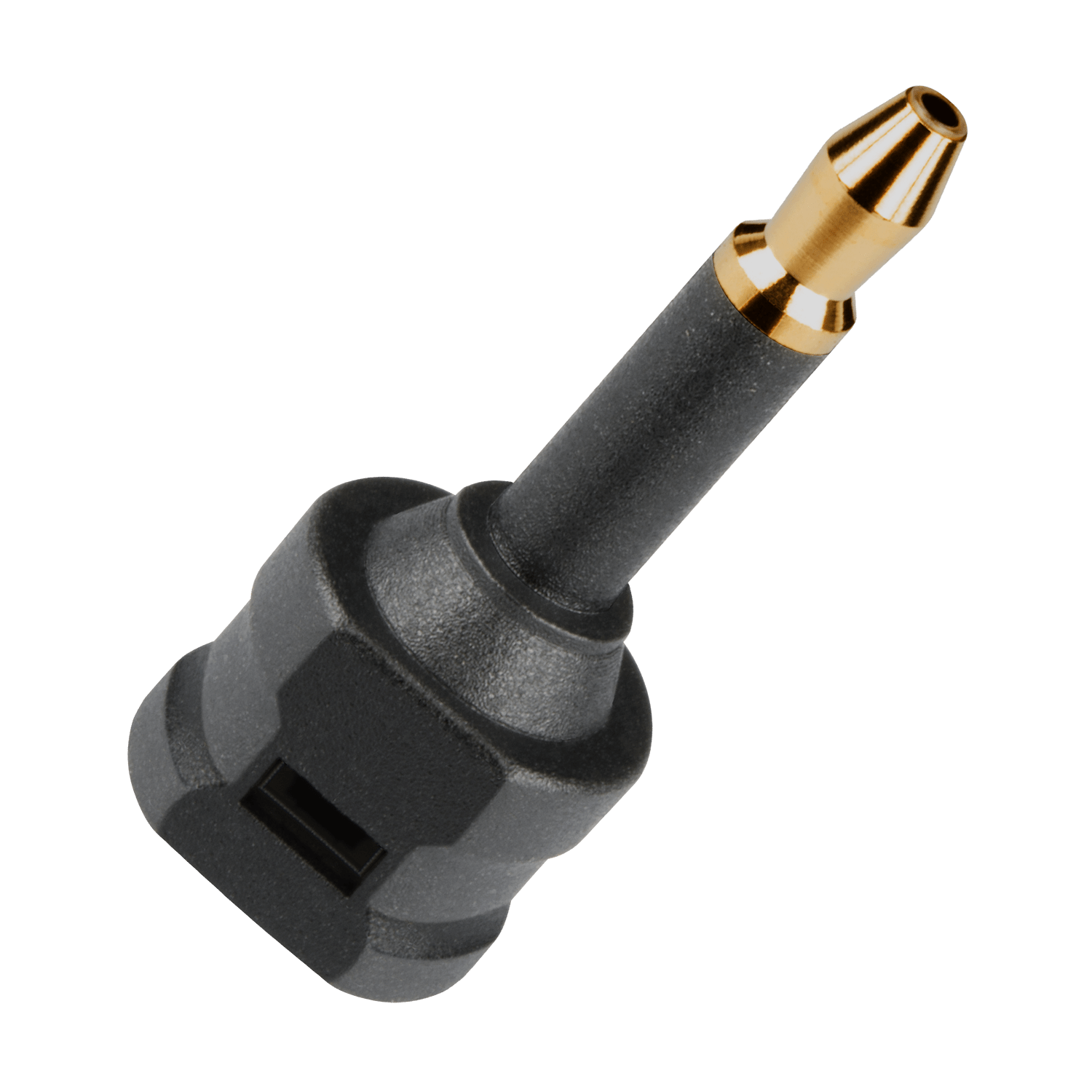 AudioQuest Toslink > 3.5mm Mini Optical Adaptor - front view