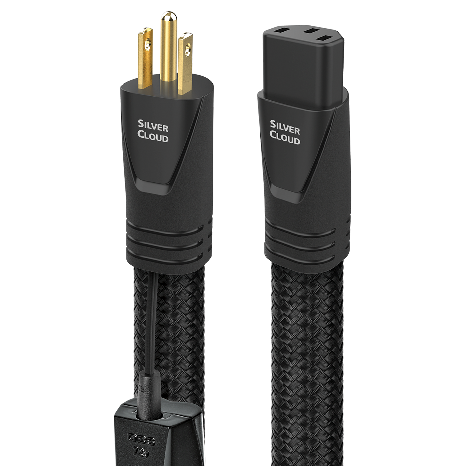 AudioQuest Silver Cloud Power Cable - front view