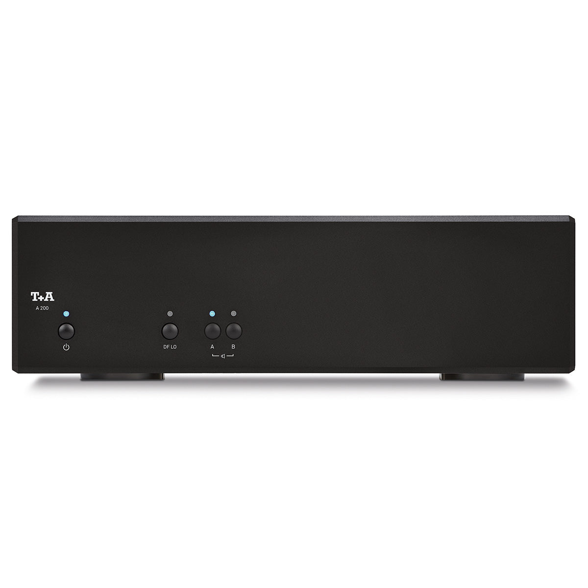 T+A A 200 Stereo Power Amplifier - Black - front view