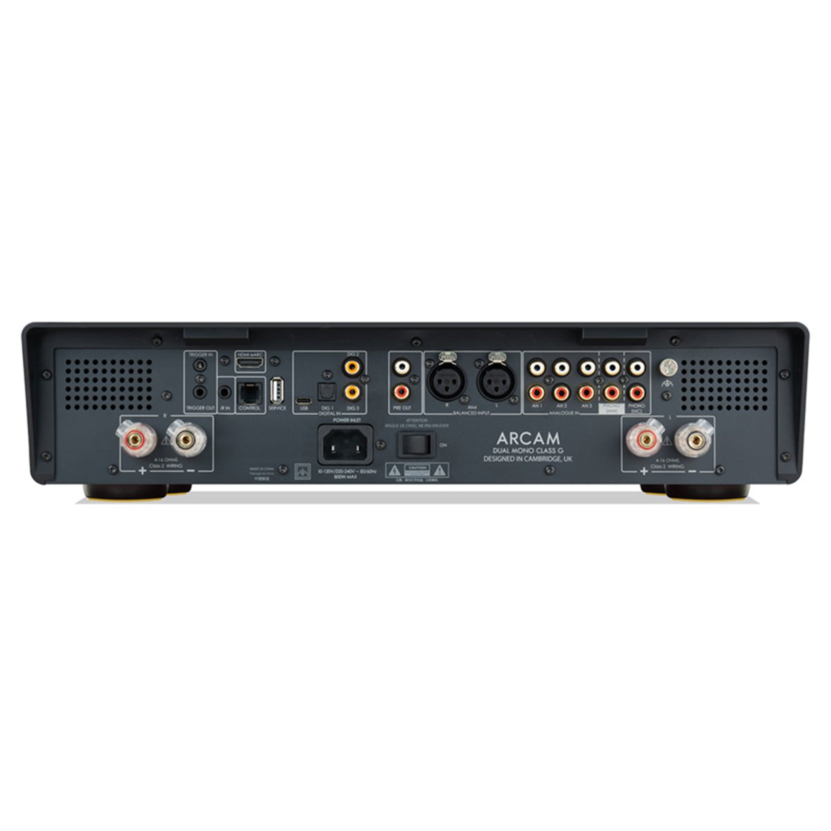 Arcam A50 Signature Stereo Integrated Amplifier rear view