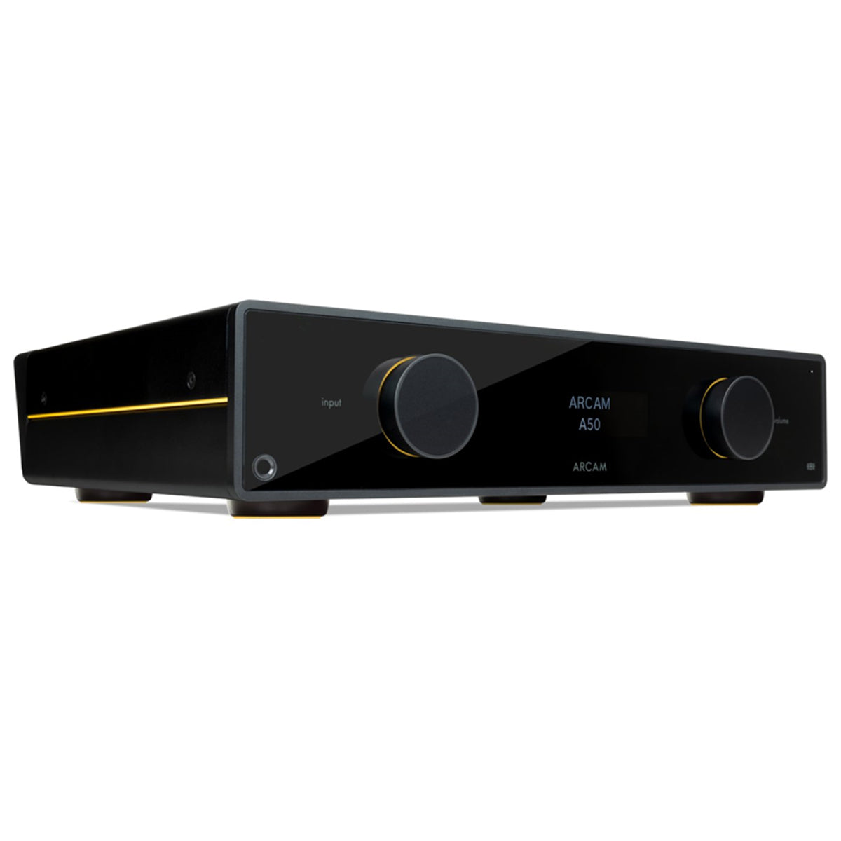 Arcam A50 Signature Stereo Integrated Amplifier angled front view