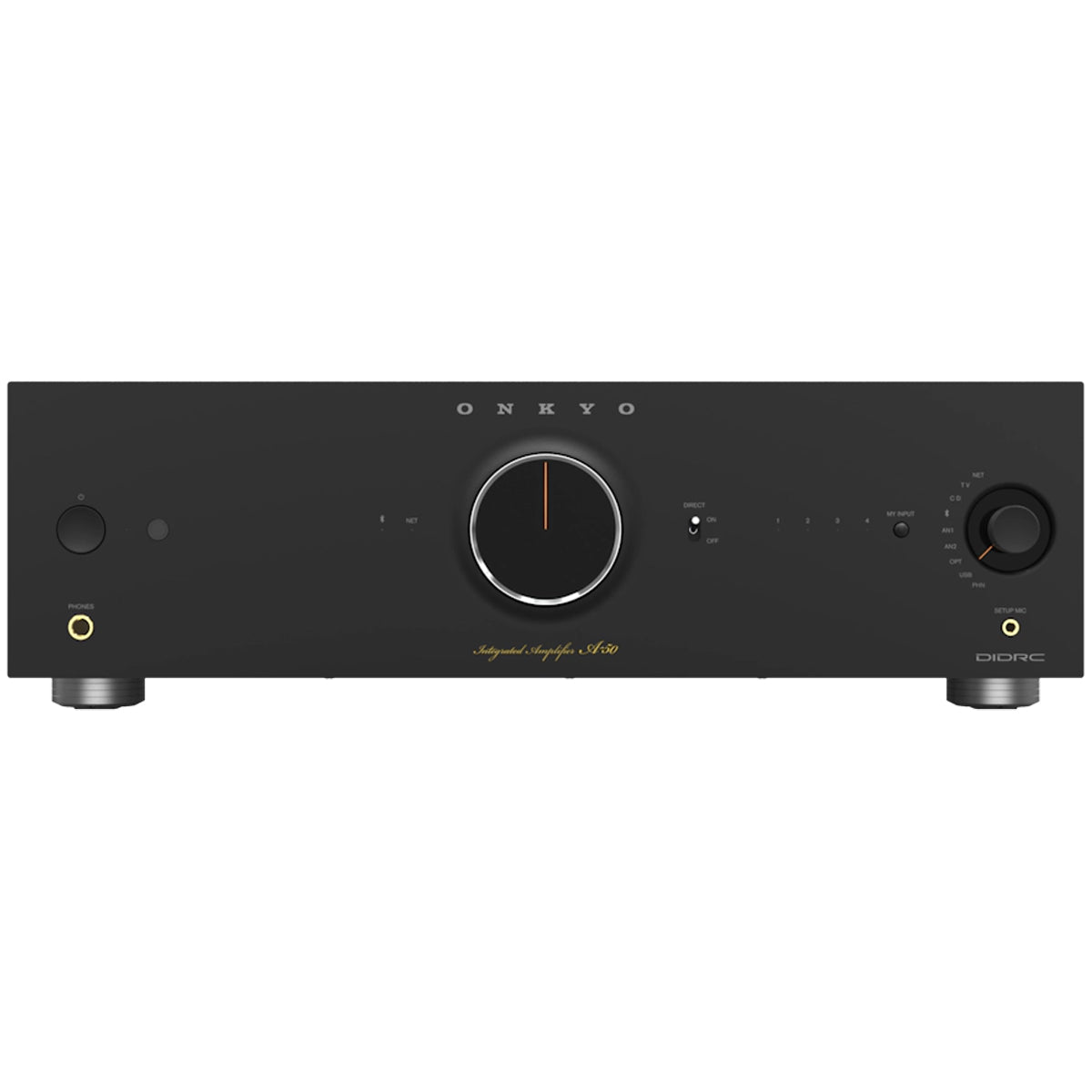 Onkyo Icon A-50 Network Integrated Amplifier black front view