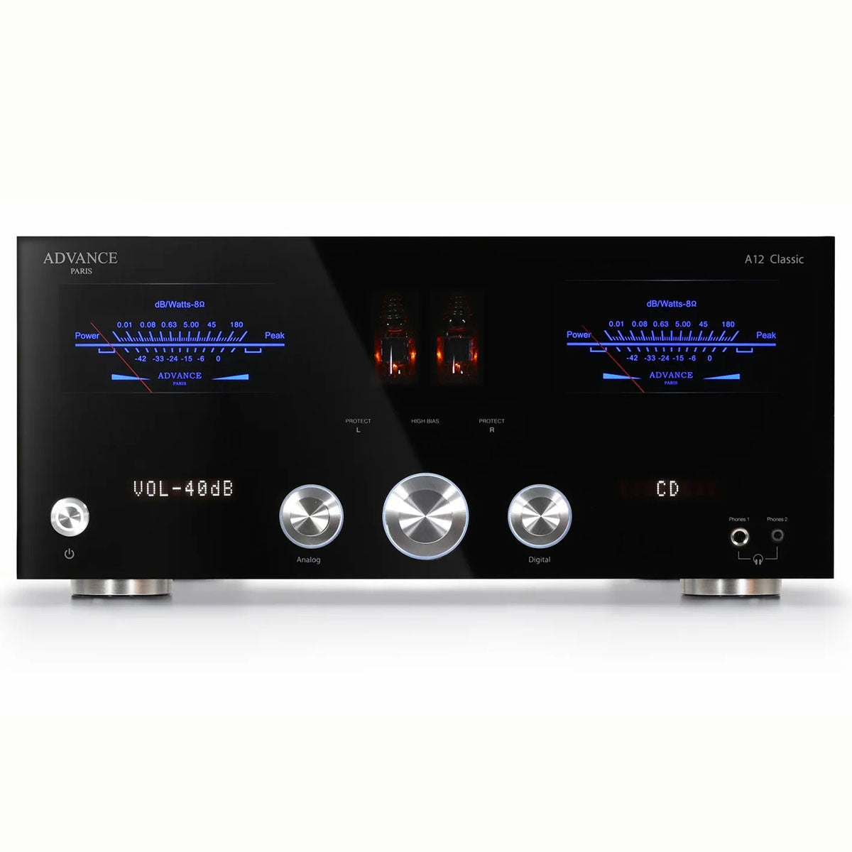 Advance Paris A12 Classic Integrated Amplifier - front view
