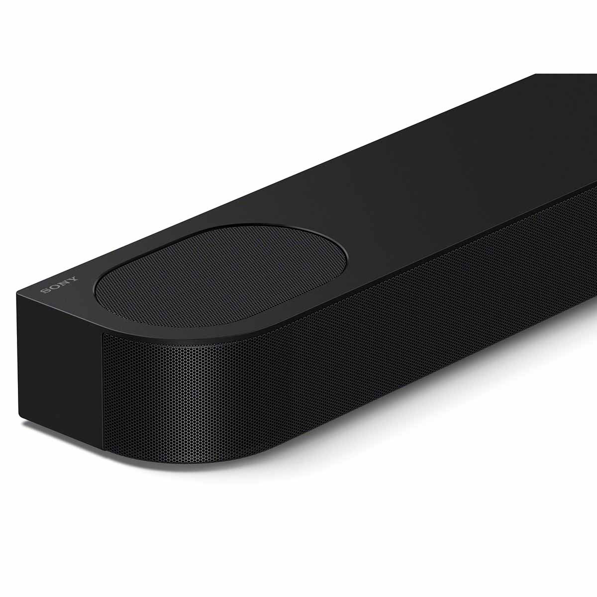 Sony HT-B600 BRAVIA Theater Bar 6 3.1.2ch Soundbar with Wireless Subwoofer - detail of left side of soundbar
