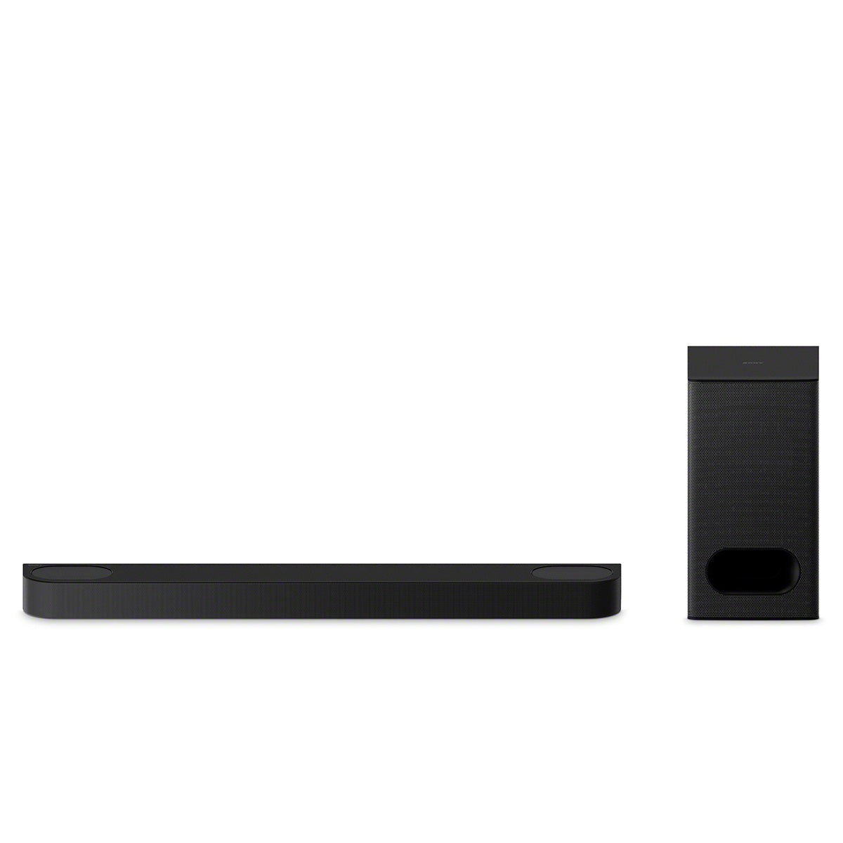 Sony HT-B600 BRAVIA Theater Bar 6 3.1.2ch Soundbar with Wireless Subwoofer - front view with subwoofer to right of bar