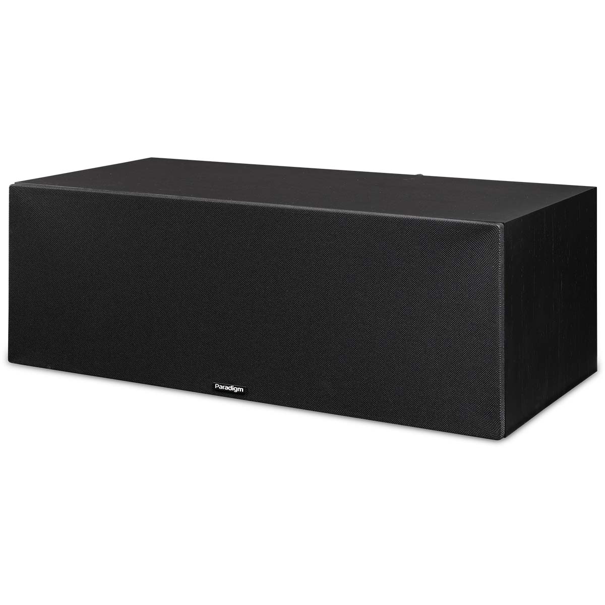 Paradigm Premier 520LCR V2 LCR Speaker - Each black walnut angled front view with grille