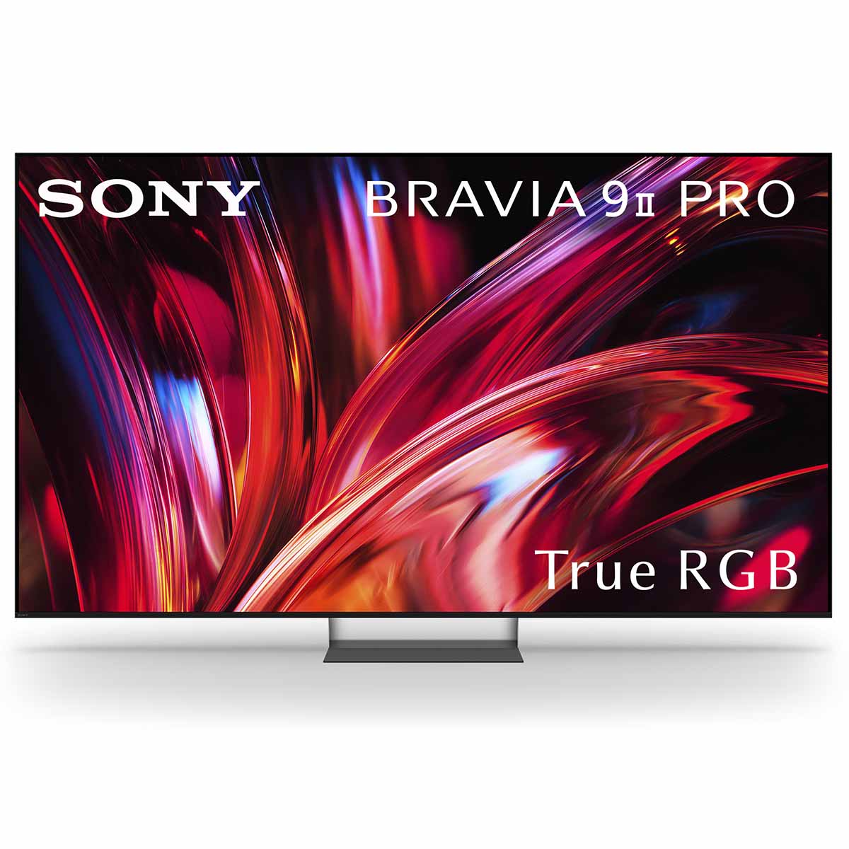 Sony BRAVIA 9 II PRO True RGB 4K HDR Google TV with Gemini front view of all sizes except 115"