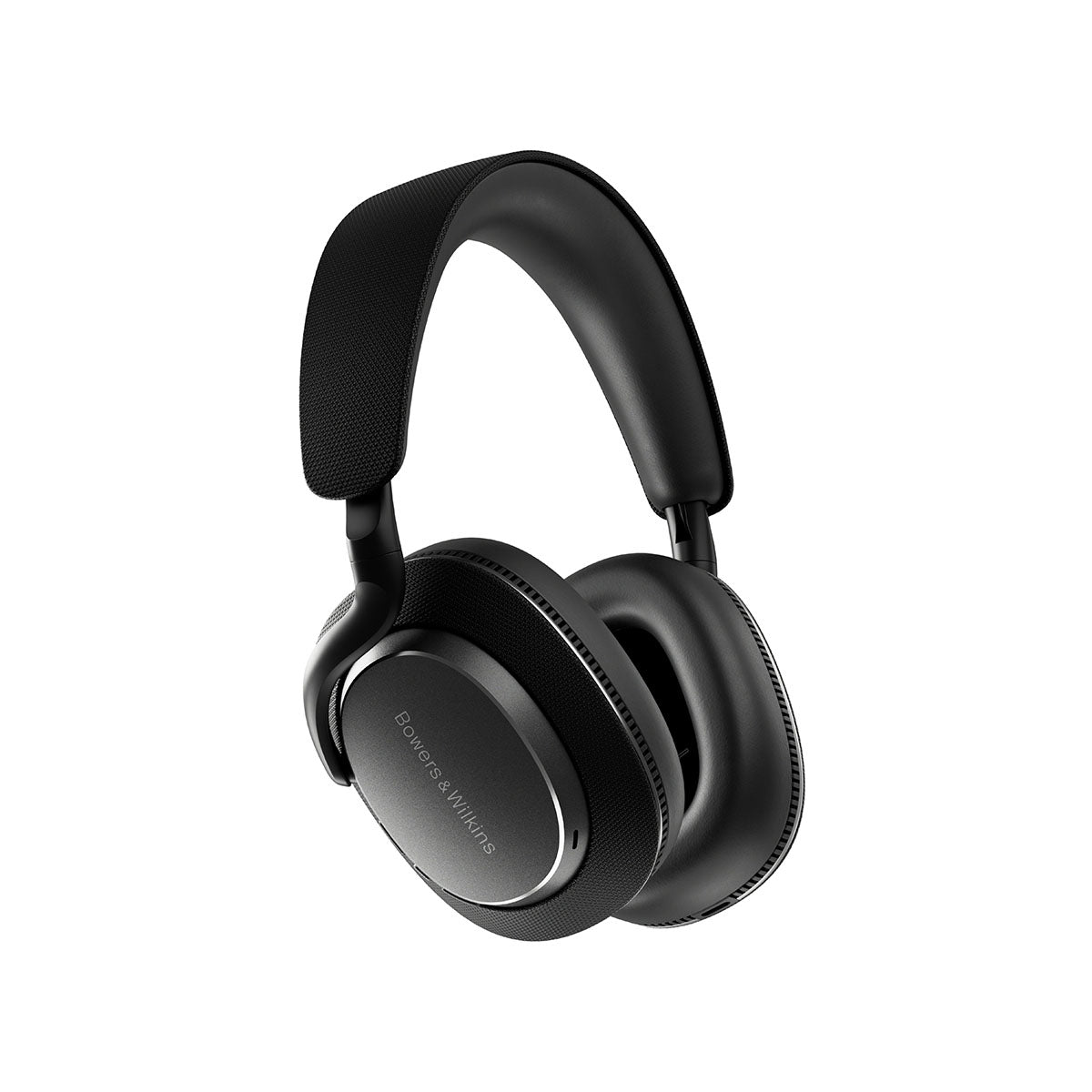 Bowers & Wilkins Px7 S3 Over-Ear Noise-Cancelling Headphones - Black - side view angled right