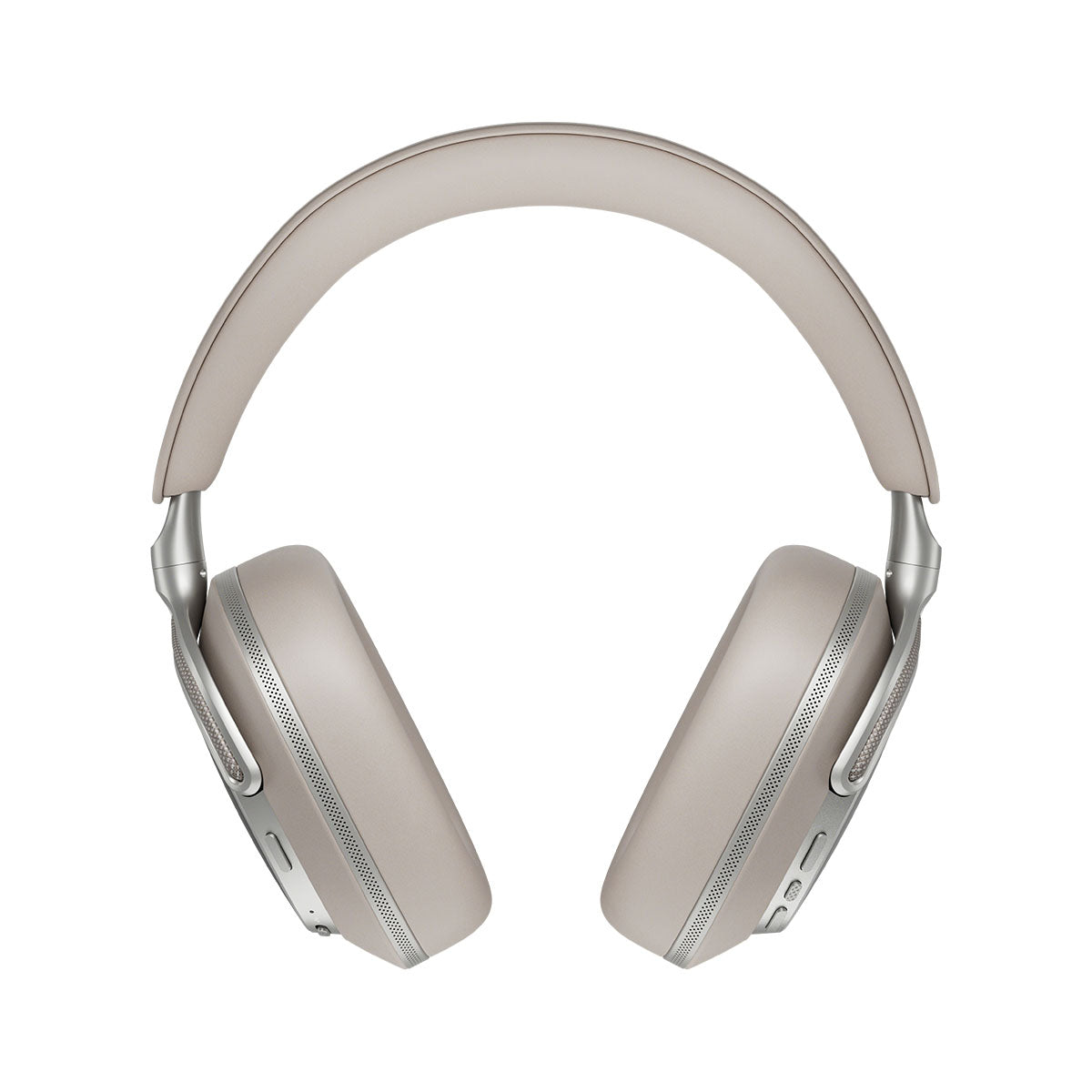 Bowers & Wilkins Px8 S2 Wireless Over-Ear Headphones - Stone - rear view