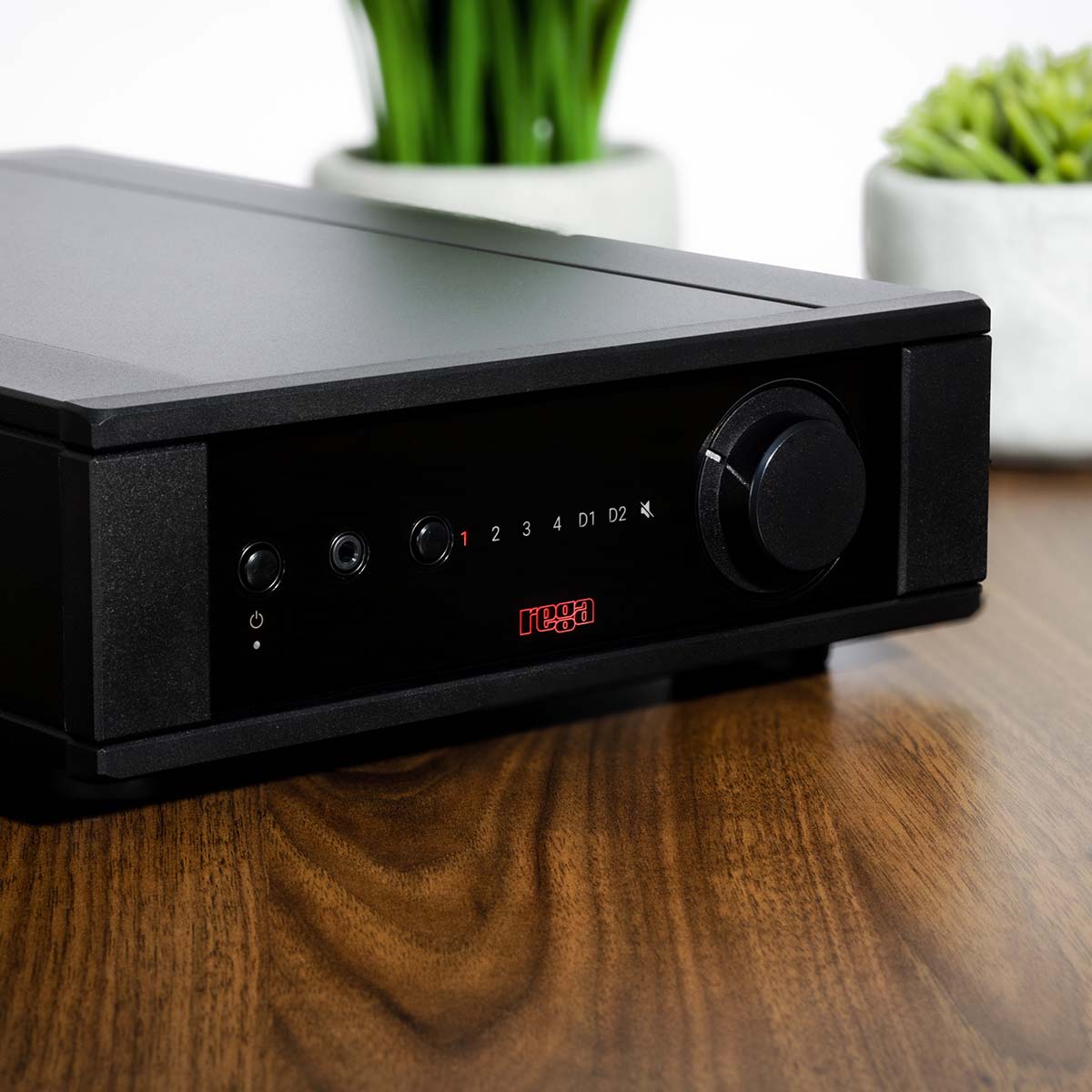 Rega Brio MK7 Integrated Amplifier - lifestyle shot front detail
