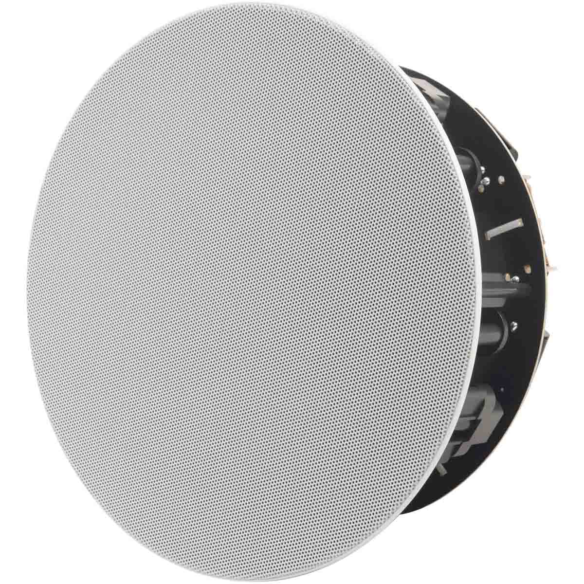 Revel C128Be 2-Way In-Ceiling Loudspeaker - Each angled front view with grille